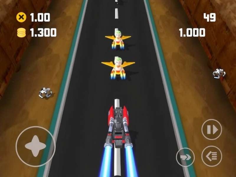 Intense racing action in Siwan Fast Lane Siwan Fast Lane Gameplay Screenshot
